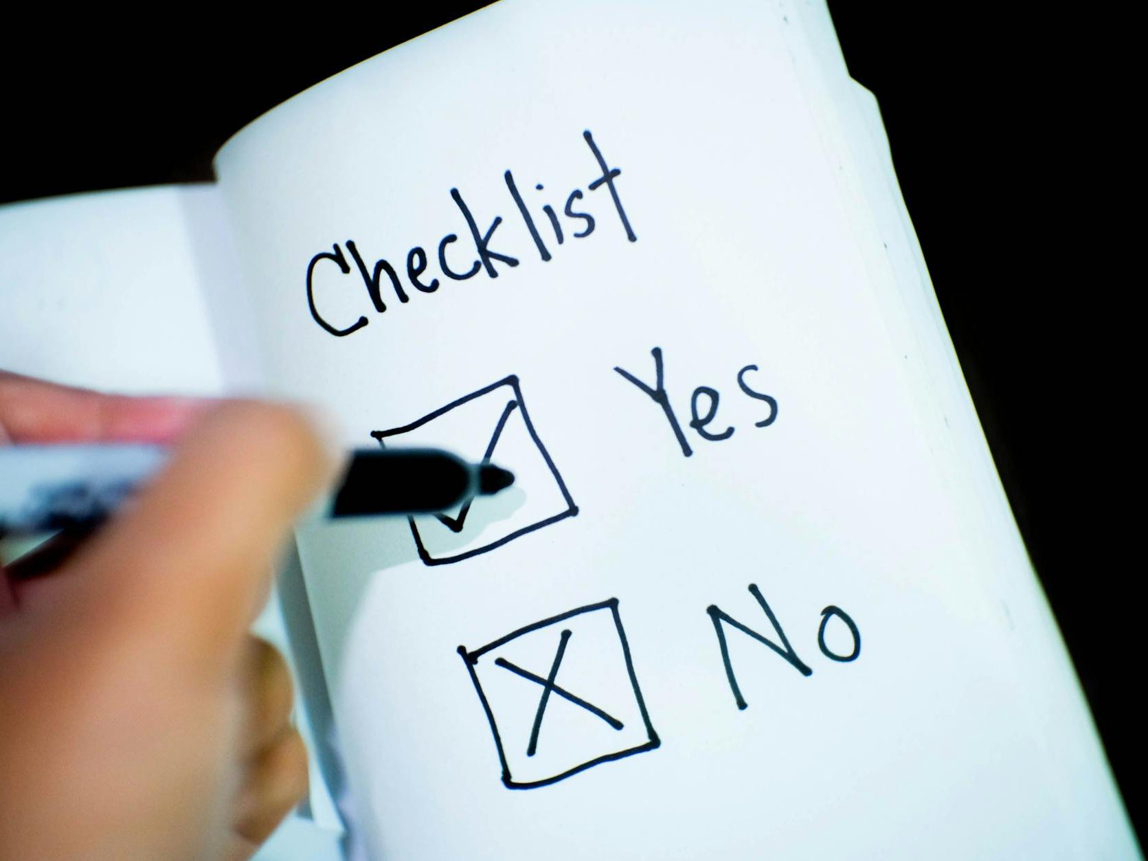 A checklist